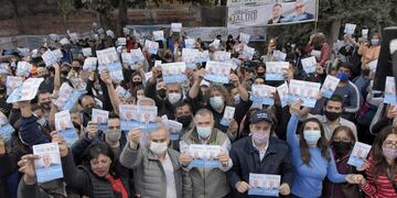 Jaldo participó en un acto en Yerba Buena.