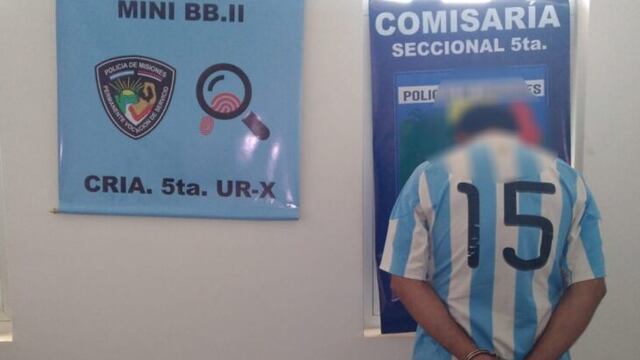 Un hombre terminó detenido por amenazar a su vecino con un arma de fuego.