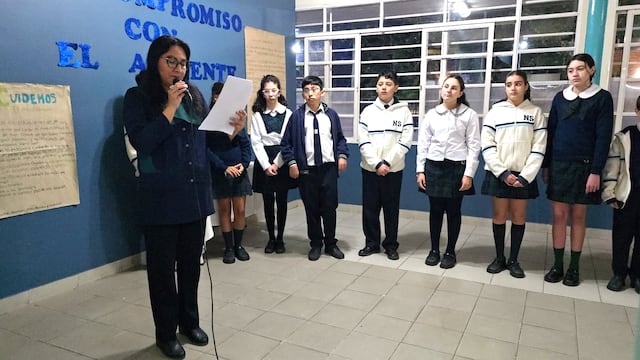 El Día Mundial del Medio Ambiente fue recordado en el Colegio Nueva Siembra con un acto en el que alumnos de 7° grado adhirieron al "Compromiso Ambiental" de cada 5 de junio.