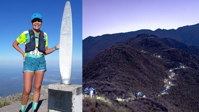 Claudia Camargo, atleta paranaense participó de la Ultra Champaquí en la categoría 50K. Córdoba, marzo de 2021