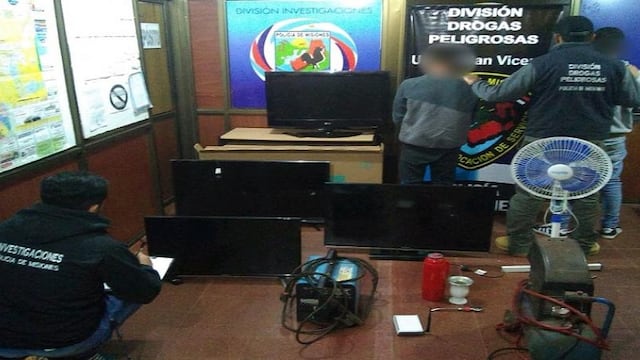 San Vicente: dos jóvenes detenidos por comercializar elementos robados