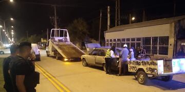 El carro que se desprendió y que pudo causar una tragedia