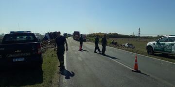 Vuelco en Tacural
