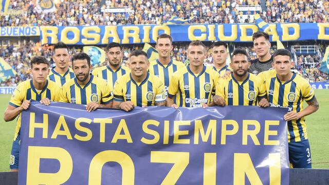 Rosario Central y el homenaje al periodista Gerardo Rozín. (Prensa Rosario Central).