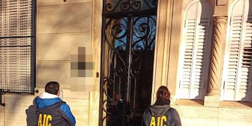 Los allanamientos de la AIC comenzaron a las 6 de la mañana.