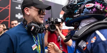 Bizarrap junto a Franco Colapinto en Barcelona (foto gentileza)