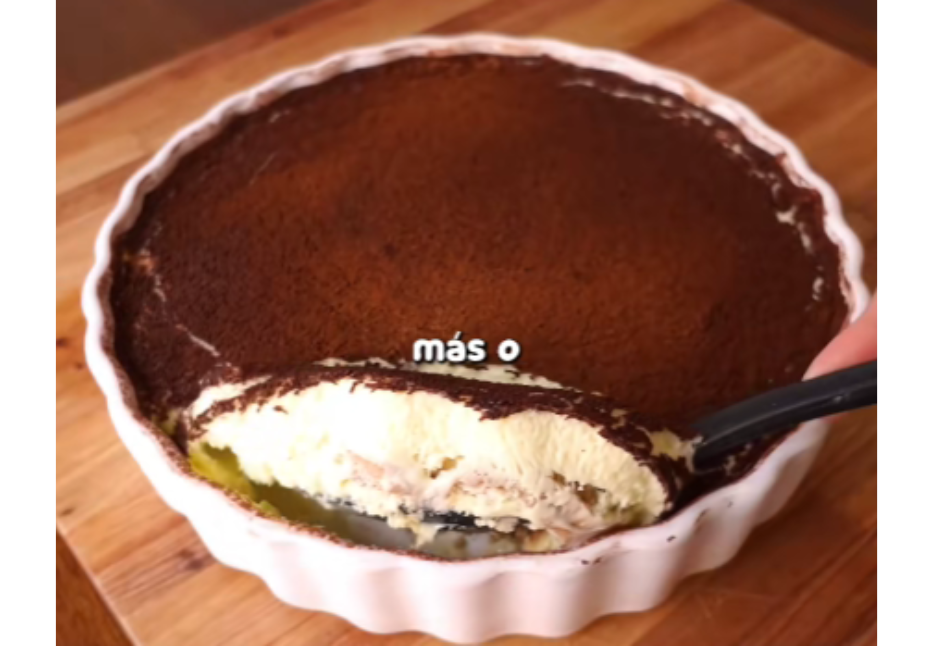 Esta receta de tiramisú es muy fácil de hacer.