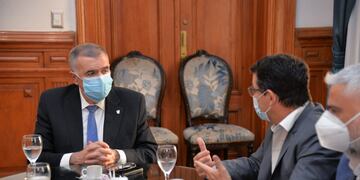 Jaldo se reunió con el ministro Gabriel Yedlin.