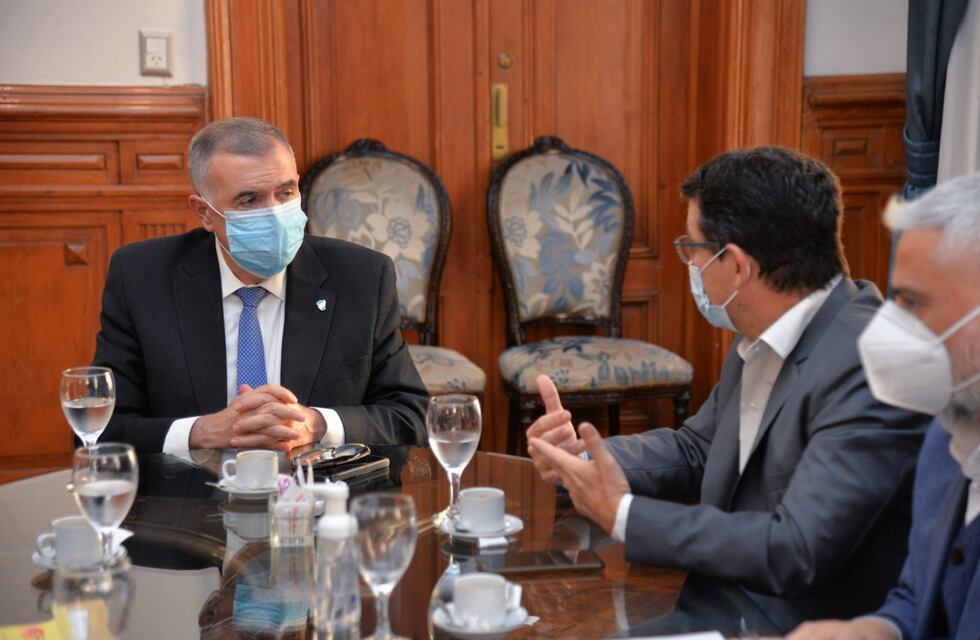 El gobernador Osvaldo Jaldo se reunió con el ministro de desarrollo social de la provincia, Gabriel Yedlin