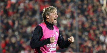 Gabriel Heinze se mostró conforme con el partido de Newell's ante Godoy Cruz.
