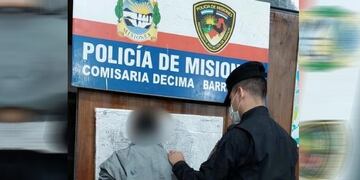 Joven terminó detenido por amenazar a un vecino con un machete. Policía de Misiones