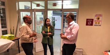 El intendente Luis Castellano visitó la UTN FRRafaela