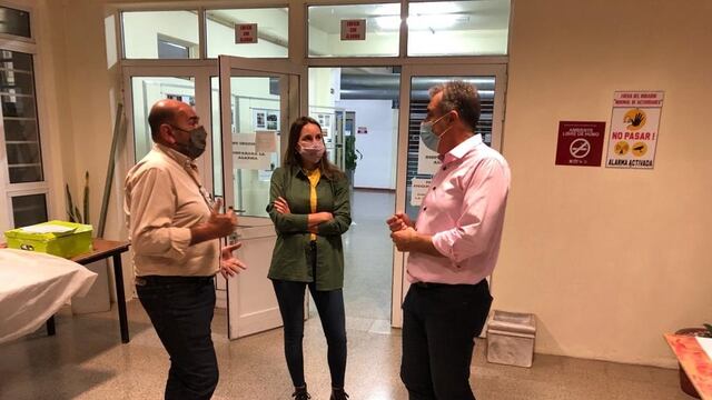 El intendente Luis Castellano visitó la UTN FRRafaela
