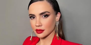 Elegancia y estilo: Celeste Cid se robó todas las miradas con un look monocromático a puro brillo