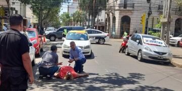 Posadas: accidente vial dejó a una mujer herida.