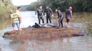 Eldorado: encuentran el cuerpo de un adolescente que desapareció en el arroyo Piray Miní.