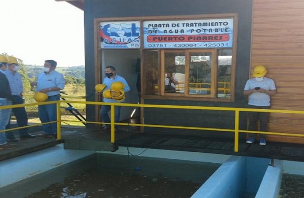 Continúan las obras para aumentar la producción en la planta potabilizadora de Puerto los Pinares