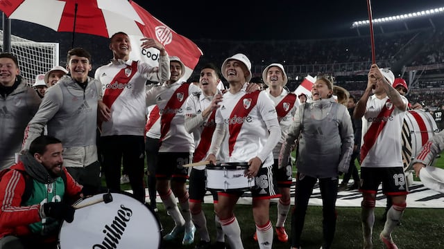 River se consagró campeón del futbol argentino. Foto: AFP.