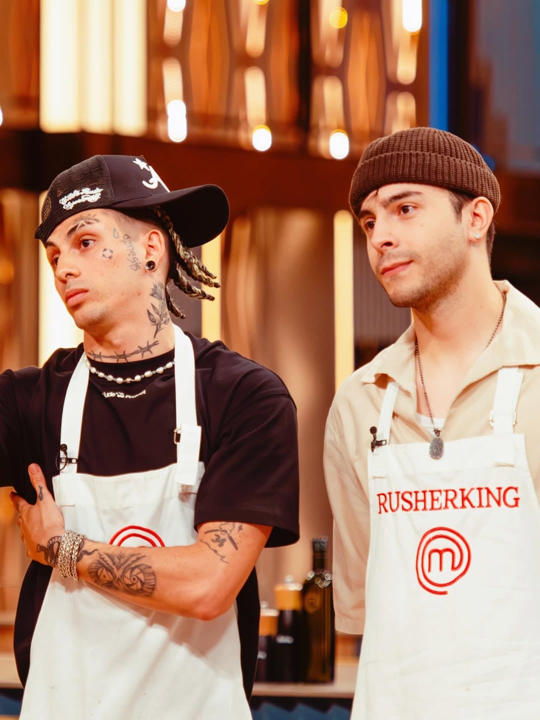 Los artistas tuvieron algunos problemas al cocinar.