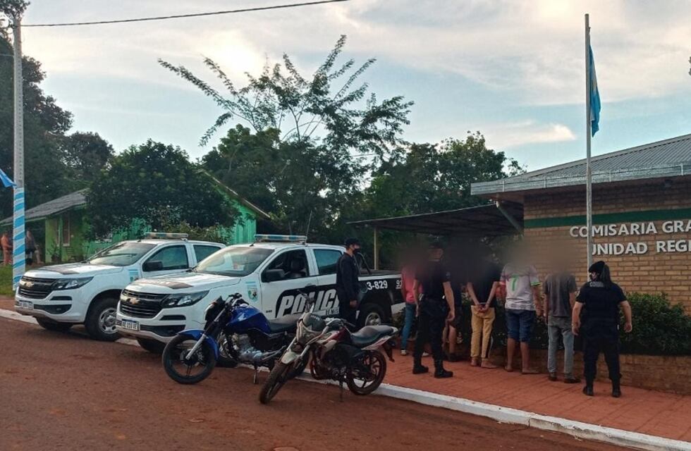 Robo de motocicletas terminó con cinco detenidos