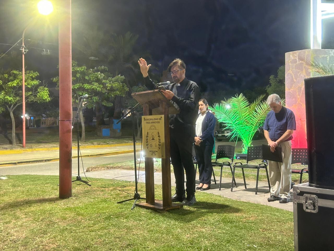 Reinauguración de la Cruz del Centenario