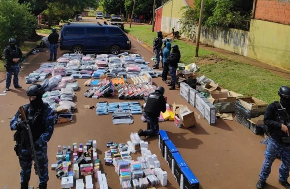 Golpe al contrabando en Puerto Iguazú: secuestran mercadería ilegal valuada en 40 millones de pesos