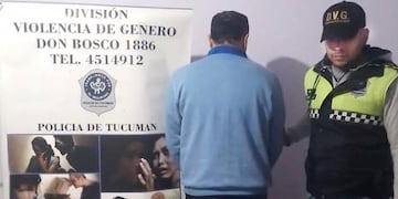 El detenido está acusado de violencia agravada por el vínculo.