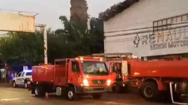 Se incendió una concesionaria de automóviles en Eldorado.