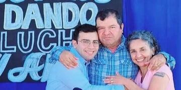 César Sena, Emerenciano Sena y Marcela Acuña, tres de los siete imputados por la desaparición de Cecilia Strzyzowski.