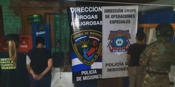 Desbarataron kioscos narcos en los barrios Malvinas y Villa Bloset de Posadas