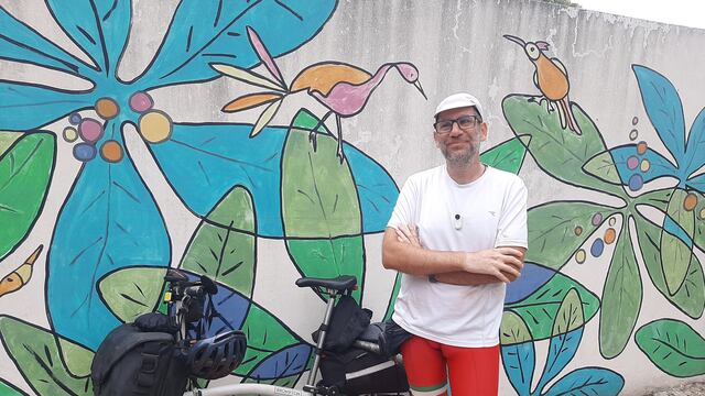 Martín Martínez, pasó por Rafaela, en su viaje Once - Miramar de Ansenuza