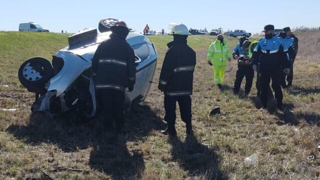 Trágico accidente en la ruta 3 foto: Diario 3)