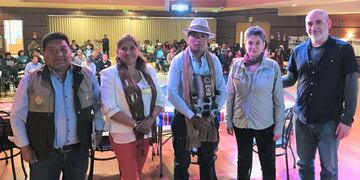 La jujeña Gabriela Chávez fue una de las asistentes al foro especializado en ganadería camélida cumplido en Chile entre el 11 y el 14 de julio pasados.