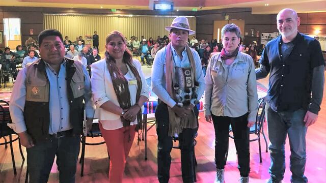La jujeña Gabriela Chávez fue una de las asistentes al foro especializado en ganadería camélida cumplido en Chile entre el 11 y el 14 de julio pasados.