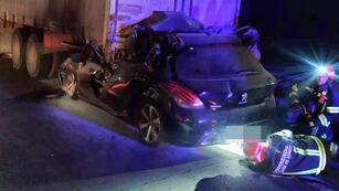 Dos personas murieron en el siniestro vial.