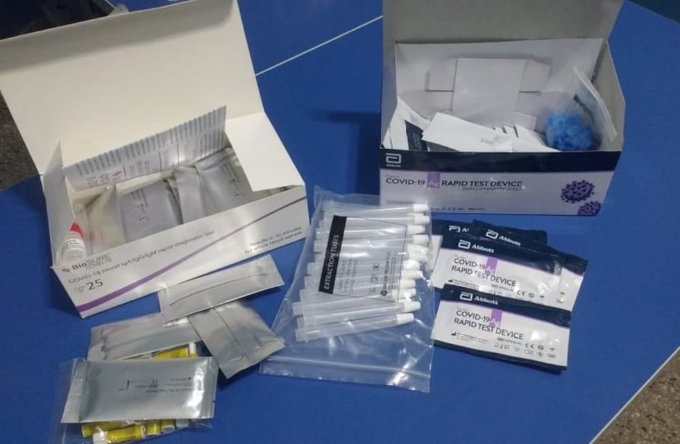 Zavalla recibió 300 kits para hisopados