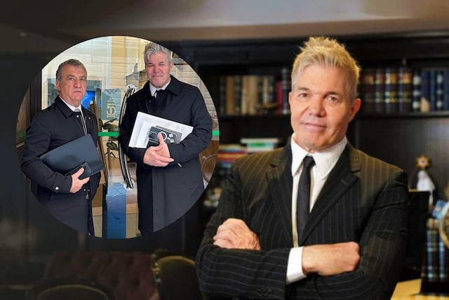Sergio Urribarri y Fernando Burlando.