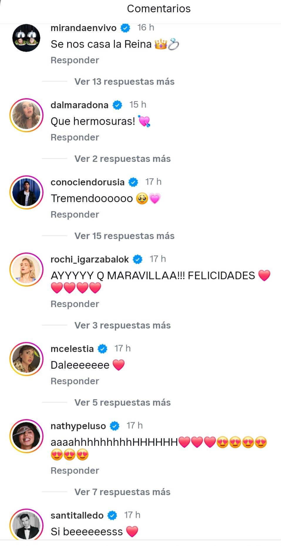 “¡Qué fiestón se viene!”: La reacción en cadena de los famosos