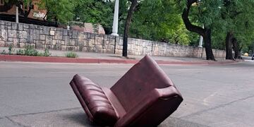 El sillón en La Cañada de la ciudad de Córdoba.