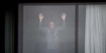 El canadiense Vasek Pospisil es uno de los 72 jugadores que deberá cumplir un aislamiento estricto de 14 días. (Foto William West/AFP)