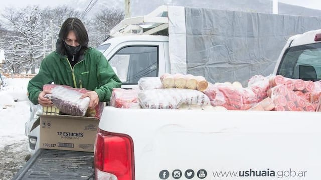 La subsecretaría de fortalecimiento territorial reforzó con insumos secos a comedores y copas de leche
