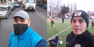 Diego Medina, el recolector de residuos que les cambia la vida a más de 70 chicos vulnerables con su escuelita de fútbol. Foto: Gentileza