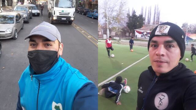 Diego Medina, el recolector de residuos que les cambia la vida a más de 70 chicos vulnerables con su escuelita de fútbol. Foto: Gentileza