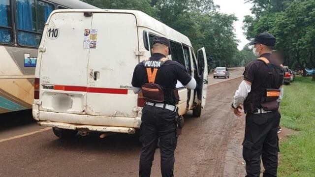 Tras un control vehicular, retienen un utilitario con papeles apócrifos.