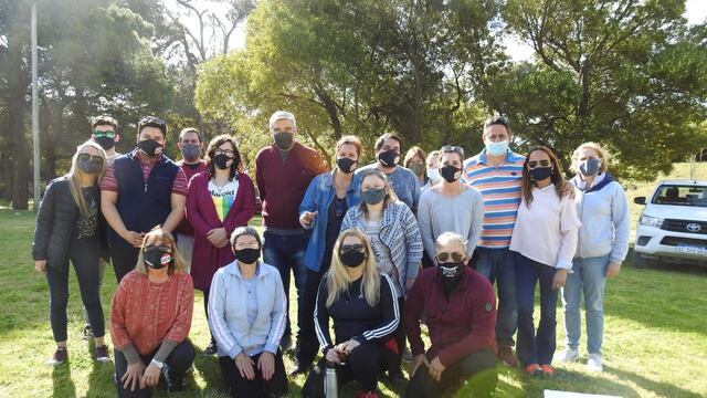 La UCR tresarroyense cerró su campaña en Claromecó