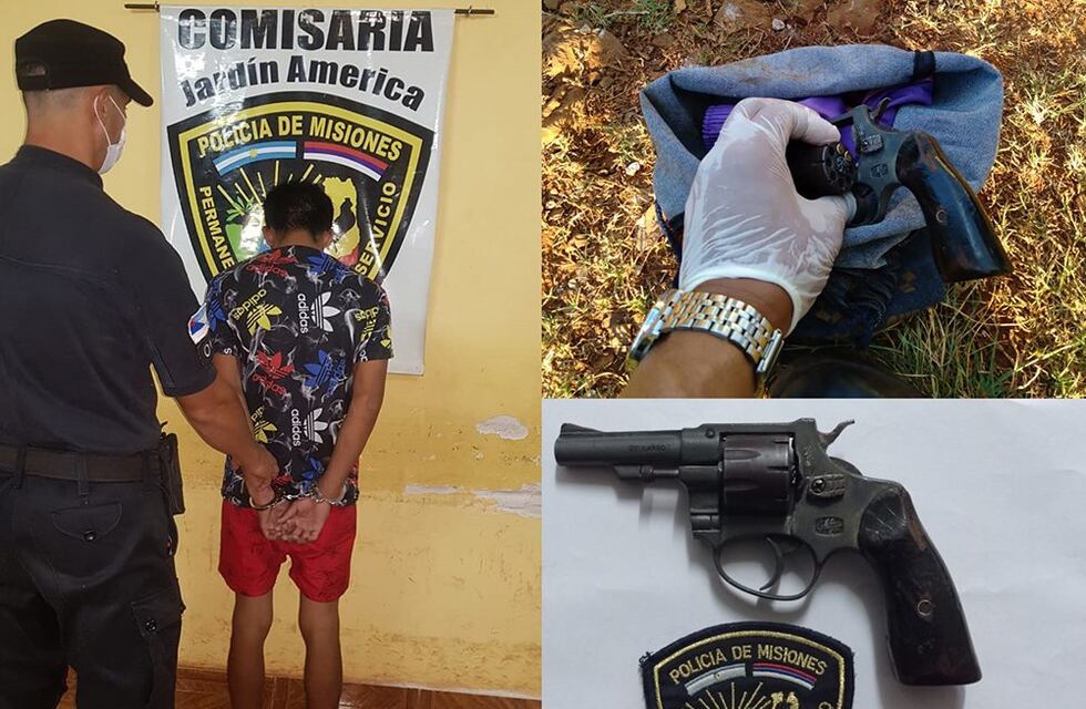 Jardín América: con un revólver un adolescente intentó agredir a otro jóven