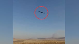 Tomaron unas impresionantes fotos de OVNIS en Chubut.