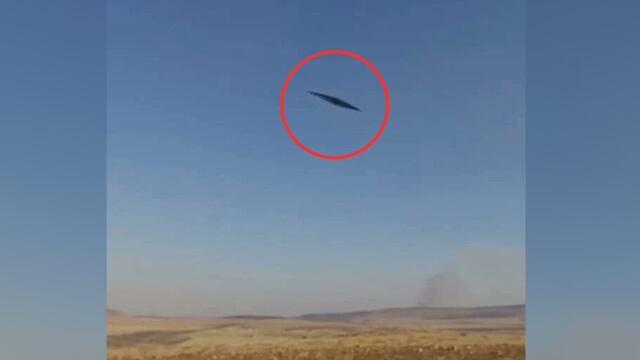 Tomaron unas impresionantes fotos de OVNIS en Chubut.