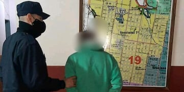 Hombre fue detenido por estar involucrado en un siniestro a una peluquería. Policía de Misiones