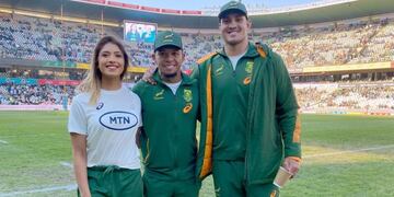 Escándalo en los Springboks: encontraron a un jugador con la nutricionista del plantel.